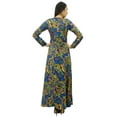 thumbnail image 5 of Bimba Women's Long Maxi Winter Dress Rayon Printed Jilbab, 5 of 6