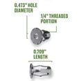 thumbnail image 3 of Tuercas Hillman 59126 Short Jack 1/4"-20 Zinc 15 piezas, 3 of 7