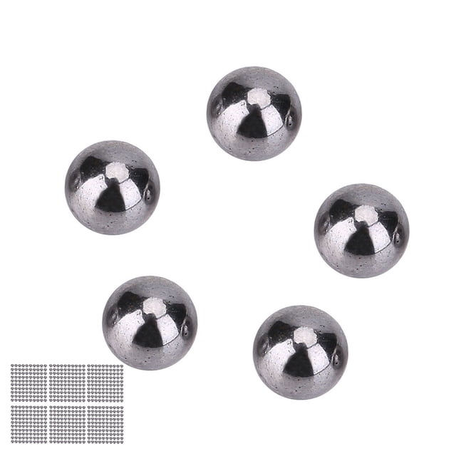 Bola De Acero, Bola De Rodamiento De Acero Al Carbono De 4,5 Mm, Alta Para Práctica De Tiro Rodamientos De Bicicleta Tirachinas Y Catapultas De La Vida Diaria