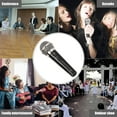 thumbnail image 4 of Wired Dynamic Microphone for Karaoke Vocal Music Performance, Clear Voice, High Frequency Response, Professional Mic with Super Cardioid  Pattern, Zinc Alloy Material, 4 of 8