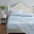 thumbnail image 4 of Juego de sábanas Laura Ashley de algodón percal Heirloom Ditzy Blue, 4 of 6