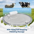 thumbnail image 6 of QinaQin 3L Goat Electric Milking Machine,Portable Automatic Breast Pump with 2 Teat Cups and Stainless Steel Bucket,Adjustable Suction Pulsation Vacuum Electric Milker,As shown, 6 of 7