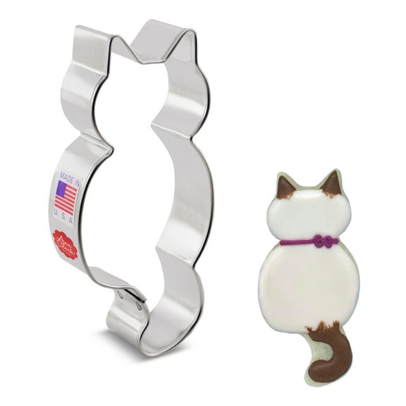 Ann Clark Cute Kitty Cat Cookie Cutter 4", Made in USA