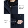 thumbnail image 2 of Wantdo Women's Plus Size Winter Coat Warm Winter Parka Windbreaker Jacket Navy XL, 2 of 9