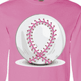 thumbnail image 4 of Inktastic Pink Breast Cancer Ribbon Baseba Long Sleeve T-Shirt, 4 of 5