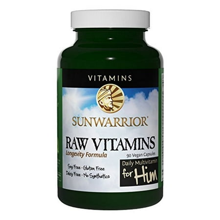 Sunwarrior Raw Multivitamins For Him with Enzymes, 90