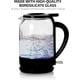 thumbnail image 4 of Hervidor eléctrico de cristal OVENTE KG516B 1.5L 1500W Negro, 4 of 9