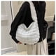 thumbnail image 3 of Xihbxyly Bolso Plisado Clouds, Diseño de Gran Capacidad, para Llevar Al Hombro o a La Axila, Ligero y Cómodo, Bolsillos Multifuncionales, Ideal para Viajes, Compras, Trabajo, Moda Femenina, Fácil de, 3 of 4