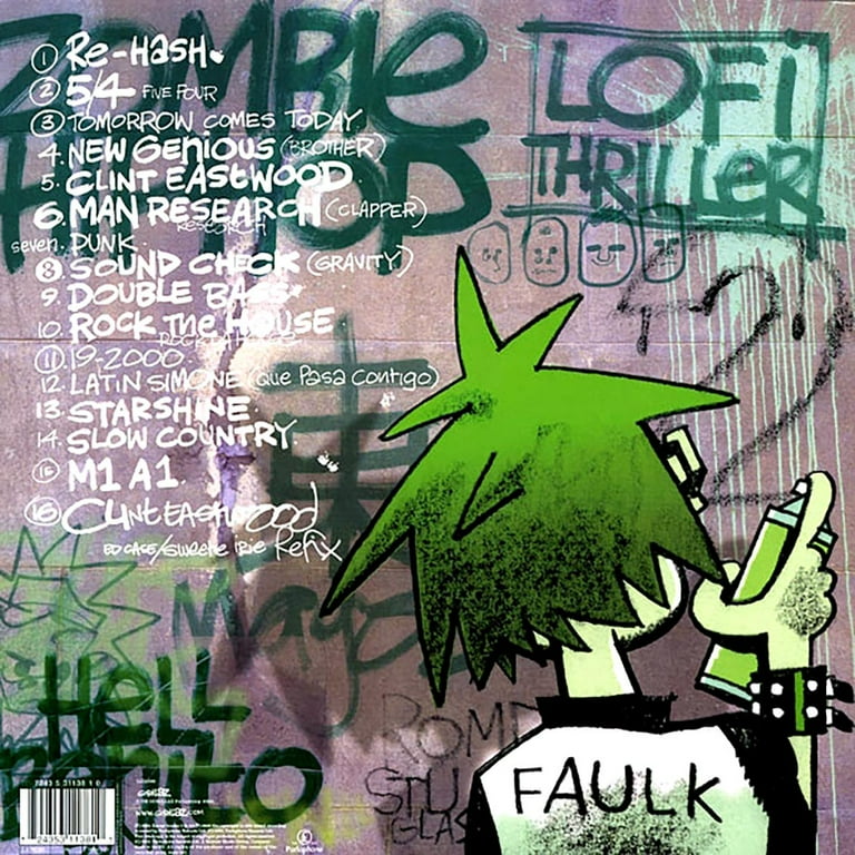 Gorillaz - Debut Album 2001 - Rock Genre - Vinyl LP