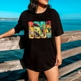 thumbnail image 6 of Frankenstein's Beach Vacation T-Shirt, Retro Neon Surf Style Tee for Horror Fans with Summer Vibes, 6 of 10