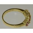 thumbnail image 4 of LBG British Made 9k Yellow Gold Genuine Ruby Womens Promise Ring - 33 size options - Size 7.75, 4 of 7
