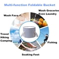 thumbnail image 5 of Euaioeiu Foldable Foot Spa Bath Basin Collapsible Soaking Tub Portable Foot Soaker Bucket for Travel Camping Home Relaxation Foot Care Therapy Stress Relief Hot Cold Water Soak, 5 of 6