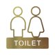 thumbnail image 1 of Letreros de baño, letreros, letreros de identificación, antiguos, para hombres y mujeres, de metal, universales. 1 pieza, 1 of 9