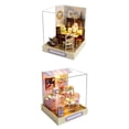 thumbnail image 1 of 2 Uds Casa de en Miniatura Creativa Muebles DIY Decoración para hogar Juguete Hugo casa de muñecas artesanal, 1 of 9