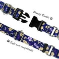 thumbnail image 2 of shiyou-Martingale Collar for Dogs Cute Floral Dog Collar for Small Medium Large Dogs Anti Pull Quick Release Buckle Dog Collars (Floating Flowers,Small), 2 of 4