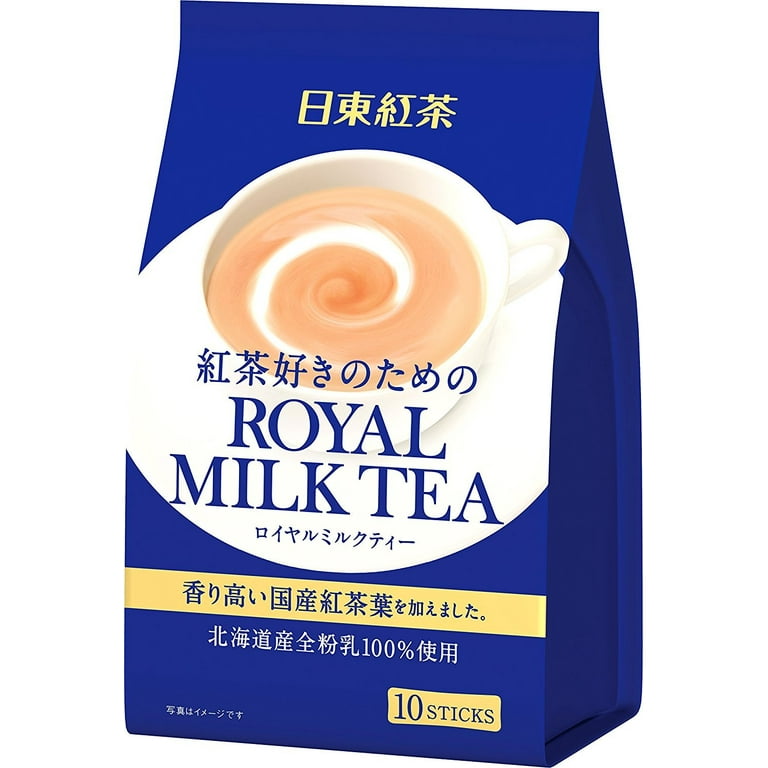 Nitto Kocha Royal Instant Milk Tea Powder, 10 Sticks