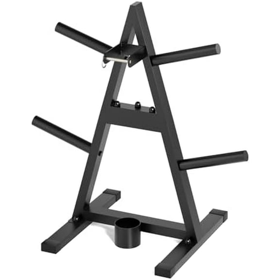 A-Frame Weight Plate Tree for 1" Olympic Plates - Holds 300 lbs, Dumbbell Rack and Home Gym Storage Stand - Organize Your Workout Area$$Sport & Recreation Other