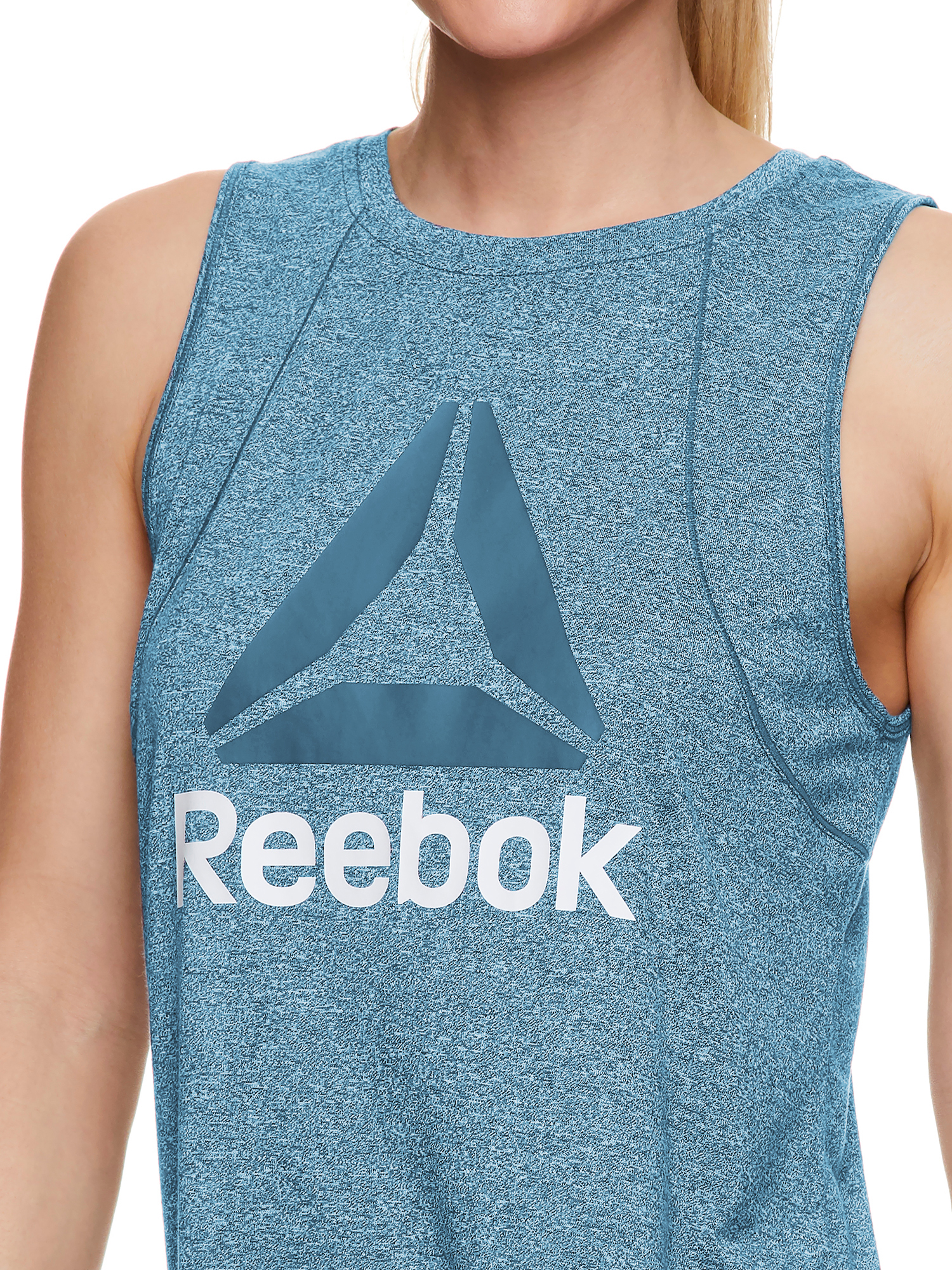 Reebok Womens Muscle Graphic Tank Top - image 2 of 4