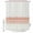 Orange, variant on Extra Long Shower Curtain 72x84 Inch, Blue Striped Shower Curtain Waterproof Bathroom Decor, Abstract Modern Geometric Stripes Fabric Bath Curtain Set Accessories with Hooks