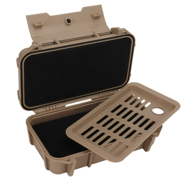 CAJA Protectora Impermeable de Caja Seca, Caja de Herramientas de Almacenamiento de PlásTico ABS para Acamp al Aire Libre