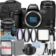 thumbnail image 1 of Nikon Z50 II Mirrorless Camera with 16-50mm + 50-250mm VR Lens + 64GB Memory Card + Case + 3pcs Filter Kit + ZeeTech Accessory Bundle, 1 of 4