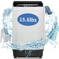 thumbnail image 1 of Ktaxon Full Automatic Washing Machine, 15.6Lbs Top Load Portable Washer with Drain Pump, 10 Wash Programs 8 Water Level Washer and Dryer Combo, 2 in 1 Washer and Dryer for Apartments, RV, Camping, 1 of 10