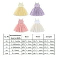 thumbnail image 3 of IDOPIP Baby Girls Daisy Flower Tutu Dress Spaghetti Straps Layered Tulle Sundress 12-18 Months White, 3 of 3