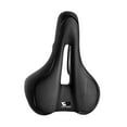 thumbnail image 1 of S SERENABLE Bicycle Saddle Mountain Bike Saddle for Cycling Mountain Road Bikes Exercise Black, 1 of 6