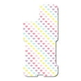 thumbnail image 3 of DistinctInk Custom SKIN / DECAL compatible with OtterBox Commuter for iPhone 11 (6.1" Screen) - Rainbow Hearts Diagonal Pattern, 3 of 5