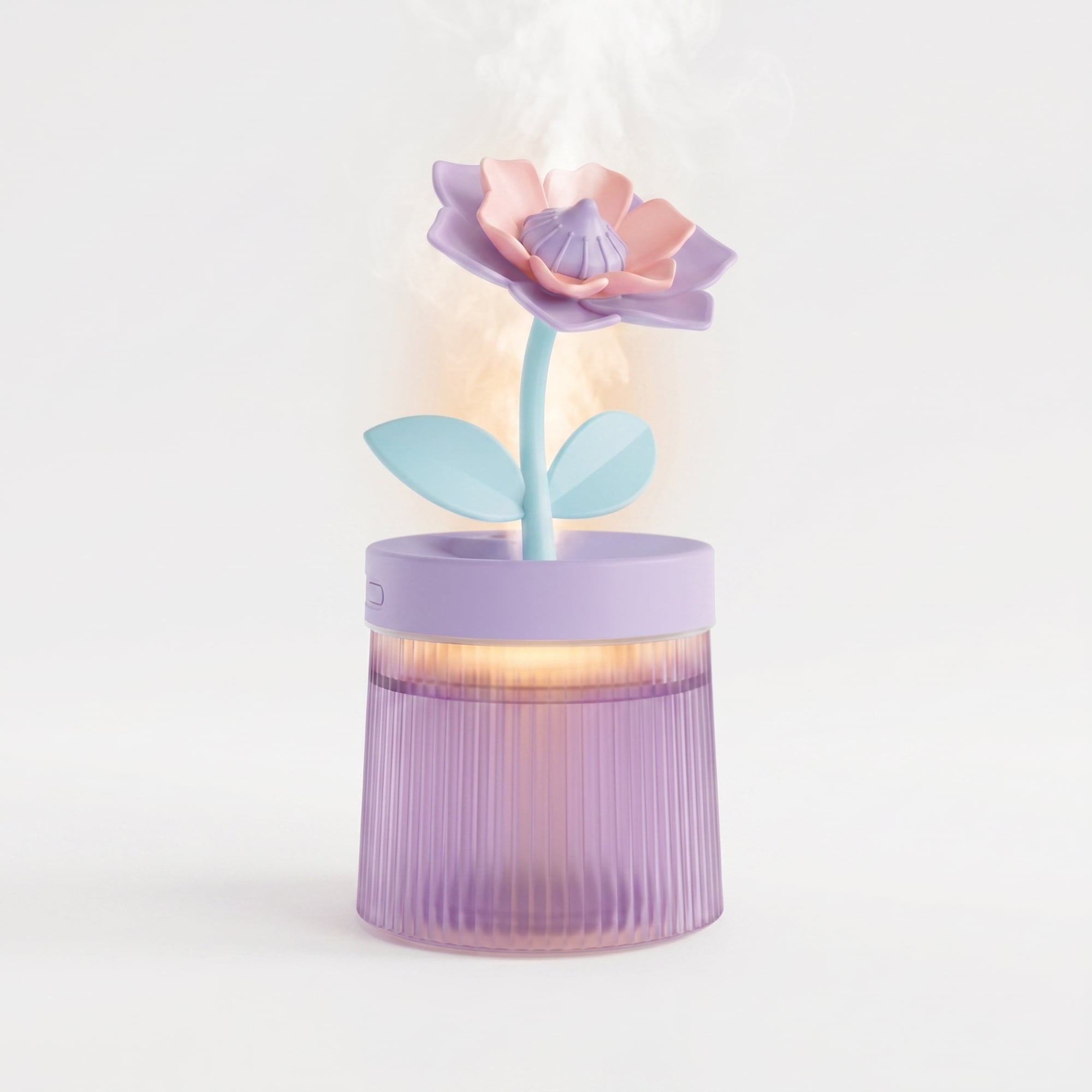 THDFTDT USB Essential Oil Diffuser Humidifier with Light, Quiet Mist for Bedroom, Office and Plants, Easy to Clean for Large Room