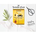 thumbnail image 3 of Darling Souvenir Yellow Birthday Invitation Card Printable Fill or Write In Blank Invites Party Supplies Pack Of 28 5 x 7 Inches, 3 of 5