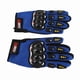 thumbnail image 3 of Guantes de motocicleta con nudillos rígidos y pantalla táctil para deportes de motor, carreras, montañismo, ciclismo y aeróbic, color azul., 3 of 11
