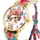 thumbnail image 2 of Reloj Frida Kahlo multicolor para mujer OMAN Frida Kahlo correa de tela ajustable, 2 of 4