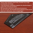 thumbnail image 4 of Wmool Guitar String Action Gauge String Height Rulers Fret Rocker Fret Leveling Guide-, 4 of 8