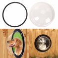 thumbnail image 1 of Dome Pet Enclosure Window, Pet Fence Window Clear Stylish Anxiety Relief  for Pet House, 1 of 8