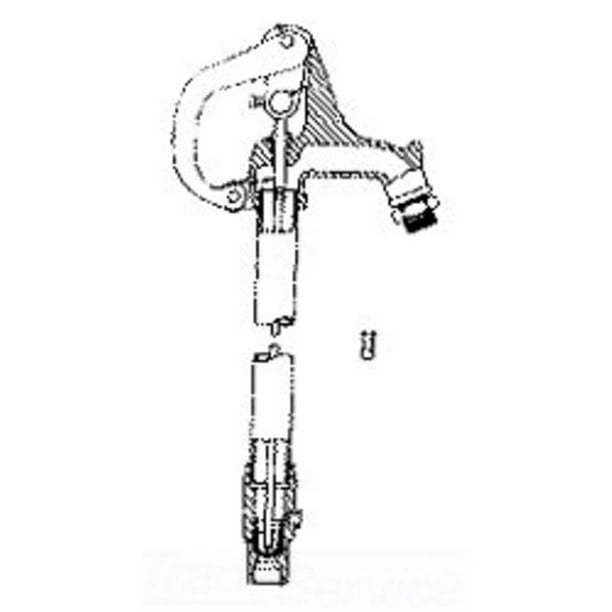 CLAYTON 2222AHNS CLEVIS ROD BRASS FOR CLAYTON MARK HYDRANT Walmart