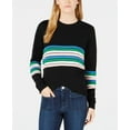 thumbnail image 4 of Maison Jules Women’s Novelty-Striped Sweaters, Black, XX-Large, 4 of 4