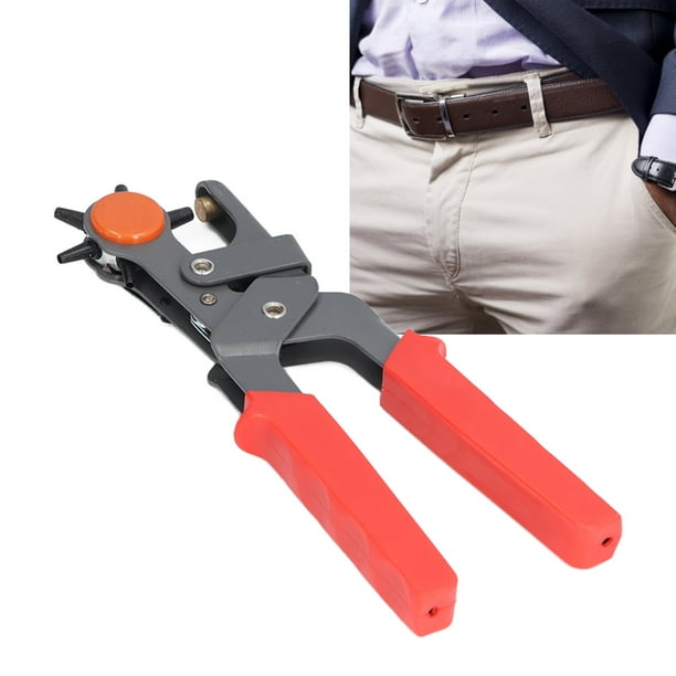 Hole Punch Plier Round Punching Long Service Life Belt Hole Puncher Ergonomic Design For Crafts For Leather For Thin Metal Plates