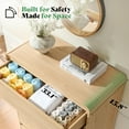 thumbnail image 4 of Papajet 5 Drawer Dresser for Bedroom, 48" Tall Modern Chest of Storage Drawers with Anti-Tip Kit, Wood Cabinet Organizer, Easy Assembly, Light Oak, 4 of 8
