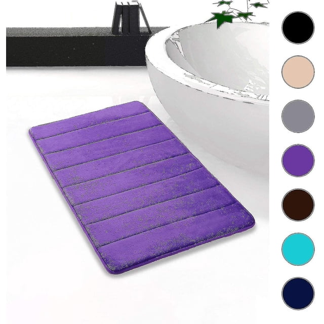 Alfombra de baño absorbente y antideslizante, lavable