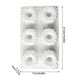thumbnail image 4 of Molde para hornear donuts de silicona con 6 cavidades antiadherente, ideal para uso doméstico, perfecto para hornear deliciosos postres, 4 of 8