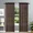 Brown Coffee, variant on Gorgeous Home Linen 2PC MR2 Purple Solid Color Faux Silk Semisheer See Through Rod pocket Window Curtain Panels 55" Wide X 95" Long Each pc