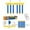 Yellow(New), variant on Children's Concentration Stick Concentration Training Equipment Children's Drop Stick Game
