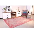 thumbnail image 3 of Alfa Rich 4x6 Gray Pink Reversible Area Rugs for Living Room Decor Washable Cotton Pet Friendly, 3 of 5