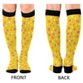 thumbnail image 4 of FORMRS Womens Knee High Socks Casual Long Thick Travel Daily Wear, 1 Pair, Pink White Stars, 4 of 6