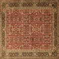 thumbnail image 1 of Ahgly Company Indoor Square Persian Brown Traditional Area Rugs, 7' Square, 1 of 4