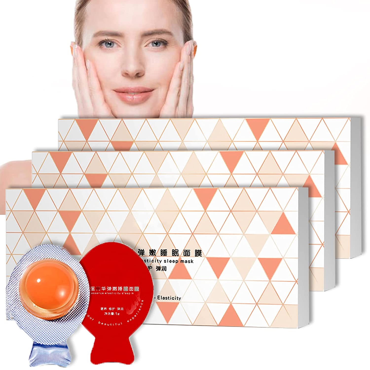 Astaxanthin Collagen Firming Mask, Egg Skin Collagen Firming Mask