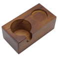 thumbnail image 5 of Soporte de madera para filtro de café, soporte para compactador de café, estación de apisonamiento, color marrón, 5 of 5