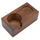 thumbnail image 5 of Soporte de madera para filtro de café, soporte para compactador de café, estación de apisonamiento, color marrón, 5 of 5