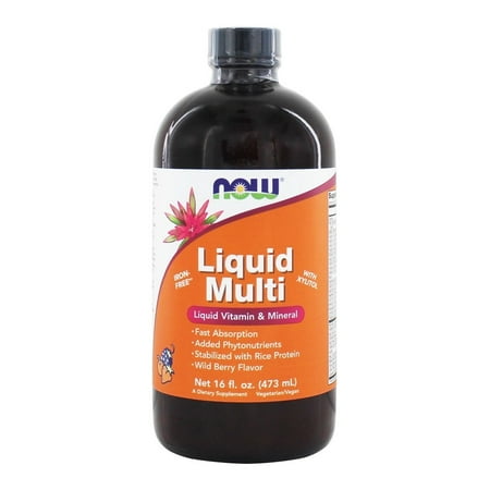 UPC 733739037732 product image for NOW Foods - Liquid Multi Vegetarian Wild Berry - 16 oz. | upcitemdb.com